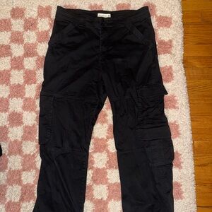 Abercrombie & Fitch Black Cargo Pants